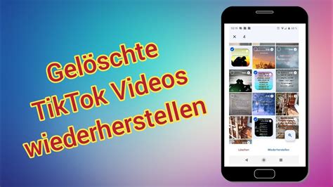 gelöschte tiktoks wiederherstellen|3 Möglichkeiten, gelöschte TikTok